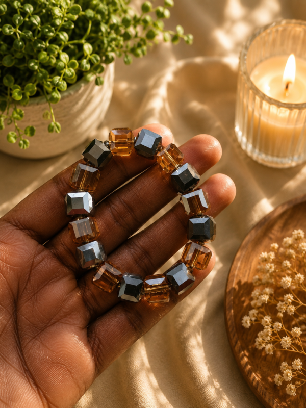 Beautiful Multicolour Crystal Beaded Stretch Bracelets