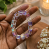Beautiful Multicolour Crystal Beaded Stretch Bracelets