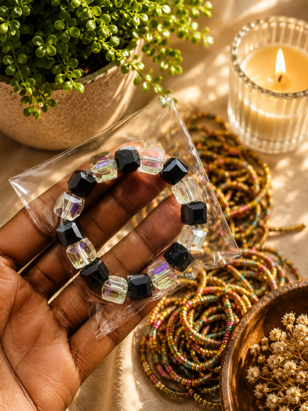 Beautiful Multicolour Crystal Beaded Stretch Bracelets