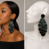 Beautiful Elegant Drop Down Earrings