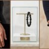 Black Beaded Stretch Bracelets