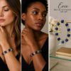 Beautiful Multicolour Crystal Beaded Stretch Bracelets